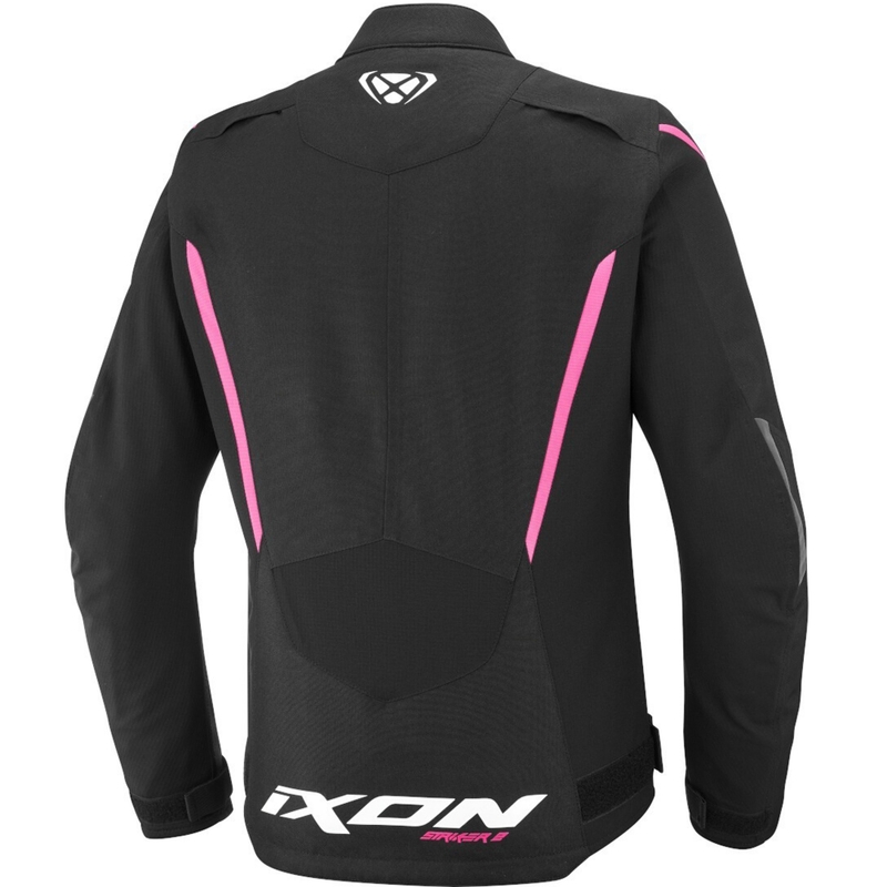 Geacă de motocicletă pentru femei IXON Striker 2 Lady negru și roz
