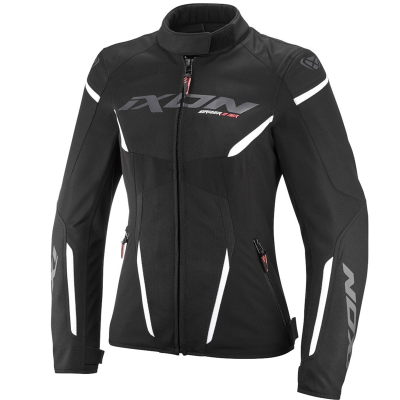Geaca moto dama IXON Striker 2 Air WP Lady negru-alb