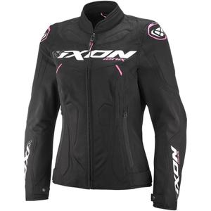 Geaca moto dama IXON Ionix Lady negru-roz