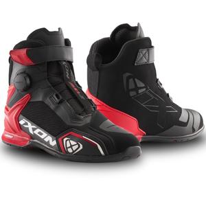 Ghete moto IXON Bull 2 Air negru-alb-rosu