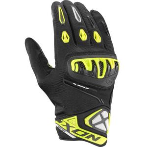 Mănuși moto IXON Mirage Air negru-galben fluo