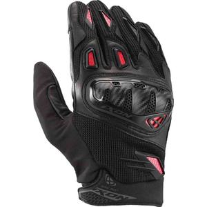 Mănuși moto IXON Rise Air 2 negru-roșu