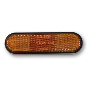 Reflector Highsider Smart cu folie autoadezivă, oval, galben