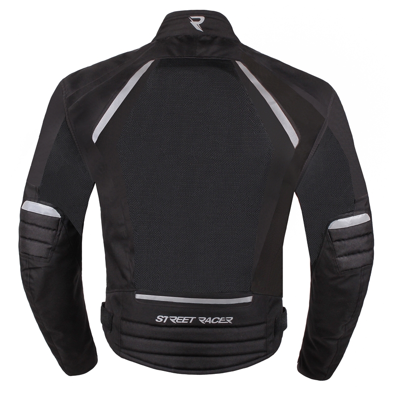 Geacă moto Street Racer Elite negru lichidare