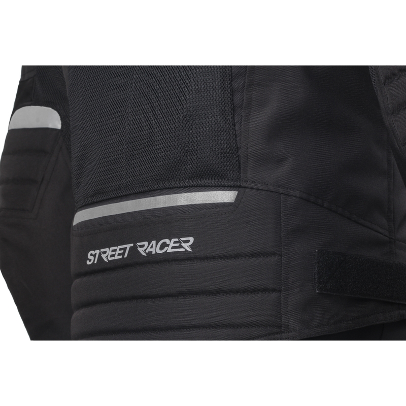 Geacă moto Street Racer Elite negru lichidare