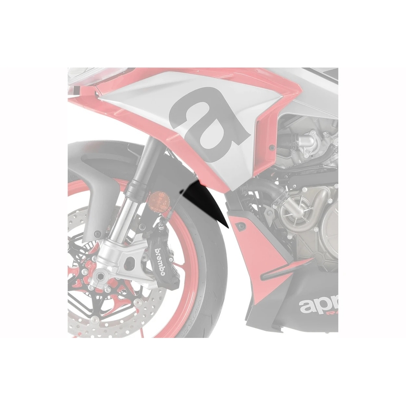 Front fender extension PUIG Negru