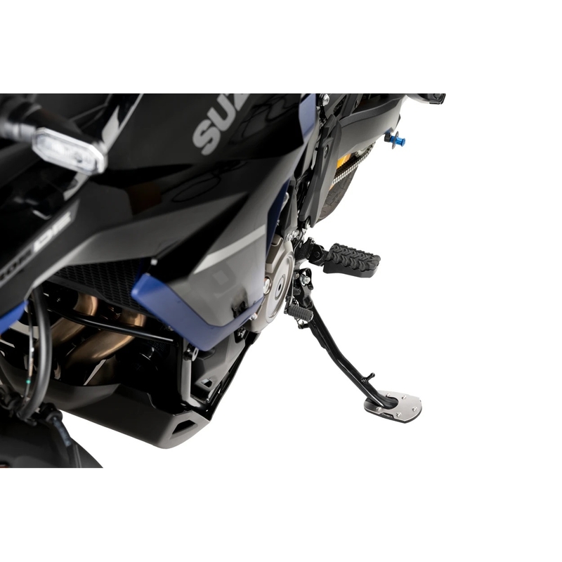 Kickstand extension PUIG Negru with standard suspension
