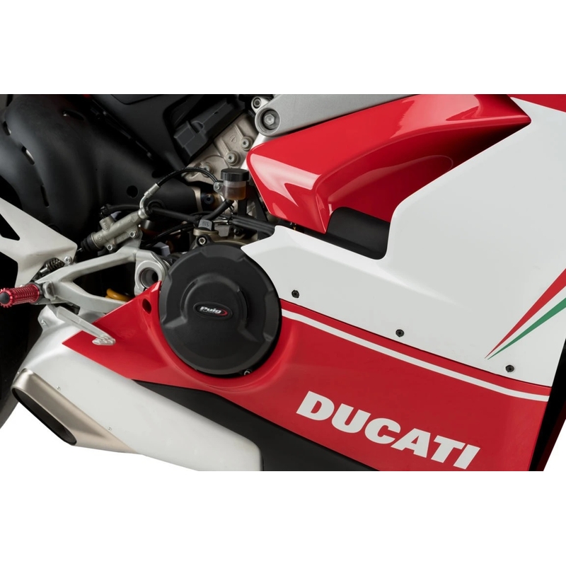 Engine covers PUIG Track for Championship Negru included 2 covers