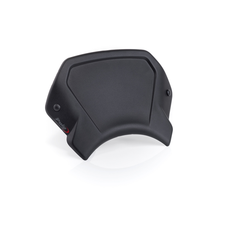 Parbriz PUIG FRONTAL PLATE Negru aluminium