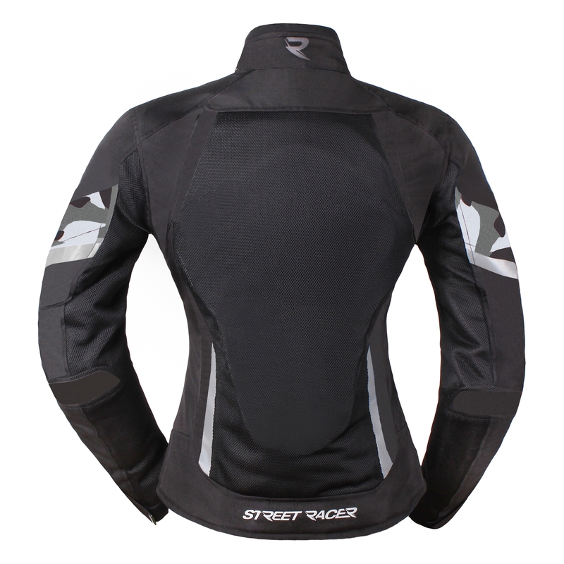 Geacă moto pentru femei Street Racer Elite negru lichidare