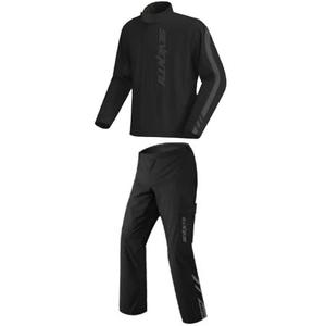 Costum de ploaie din două piese Seventy Degrees SD-S5 Monsoon Suit negru-negru