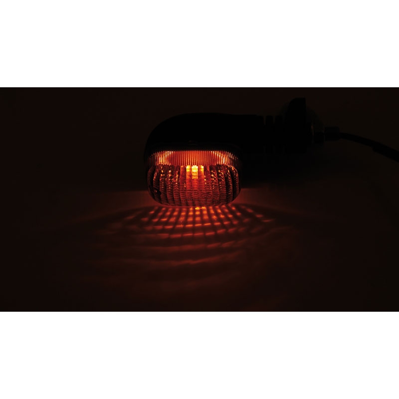 Semnal de direcție pentru motocicletă Highsider Smart Duc II - față stânga - spate dreapta