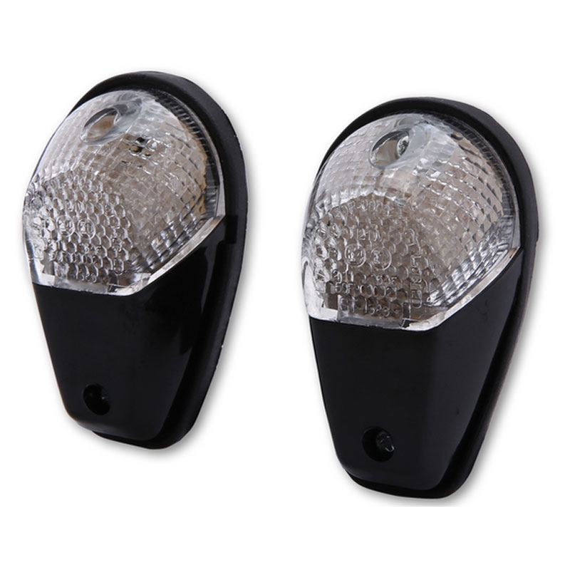 Semnalizare motocicletă Highsider Smart LED negru-transparent