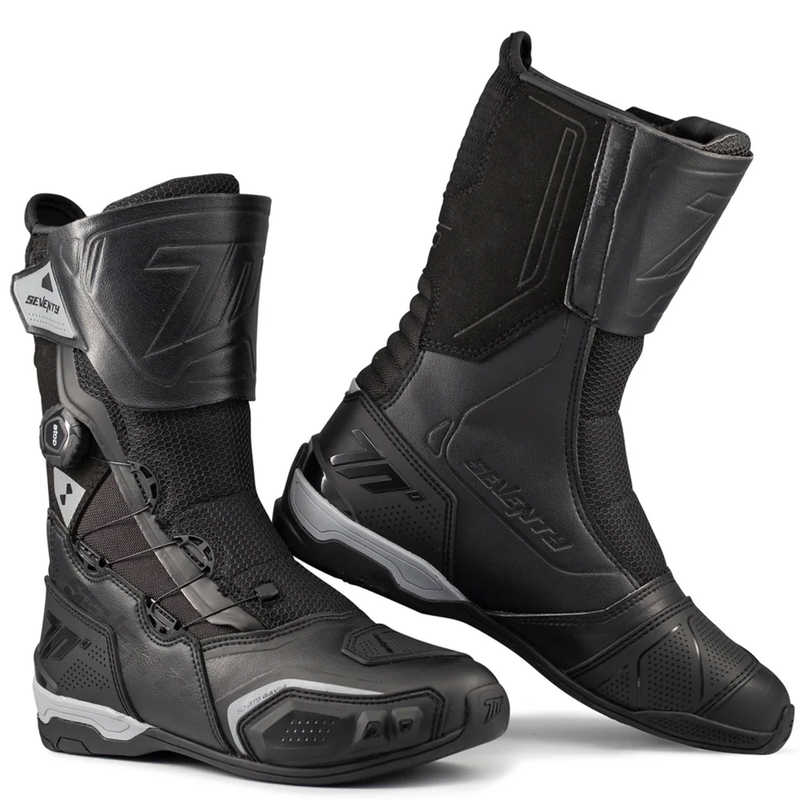 Ghete motociclete Seventy Degrees SD-BT9 Gavia negre