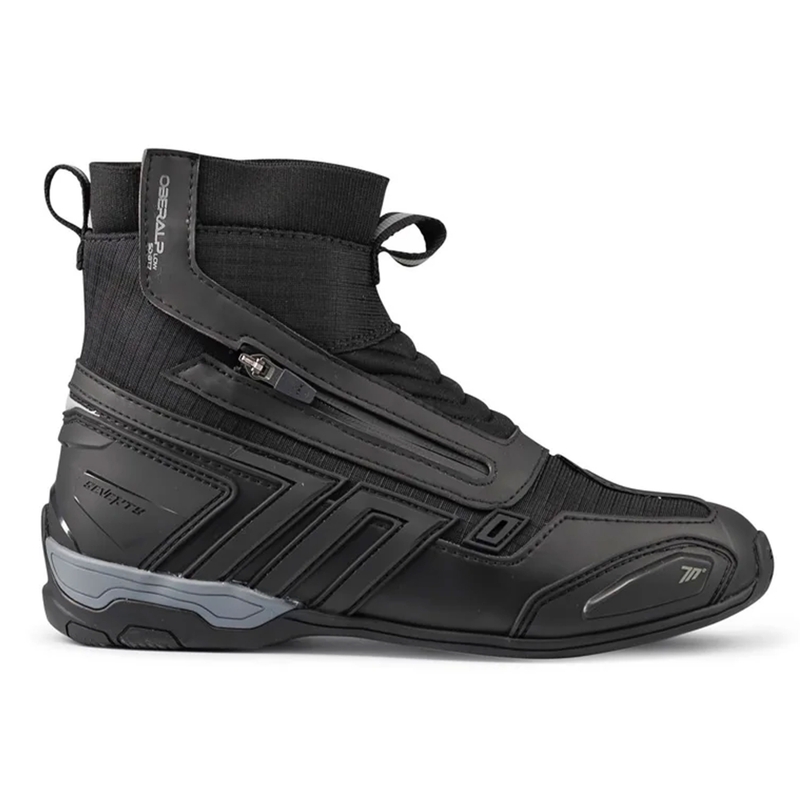 Ghete moto Seventy Degrees SD-BT7 Oberalp Low, negre