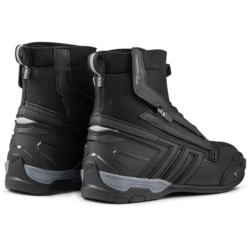 Ghete moto Seventy Degrees SD-BT7 Oberalp Low, negre