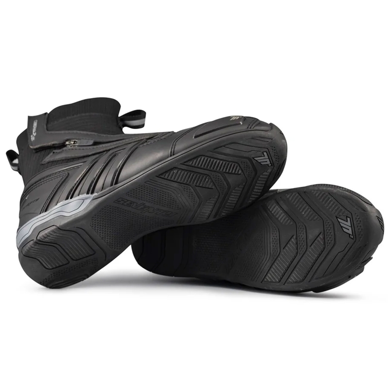Ghete moto Seventy Degrees SD-BT7 Oberalp Low, negre