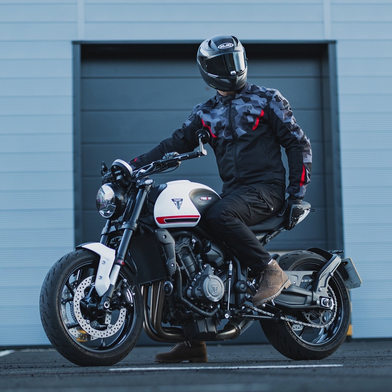 Pantaloni de motocicletă Oxford Original Approved CARGO AA negri