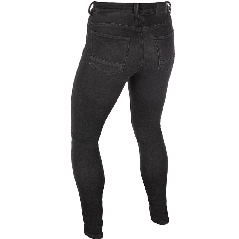 Blugi motociclistă Oxford Sofia AA Slim negri