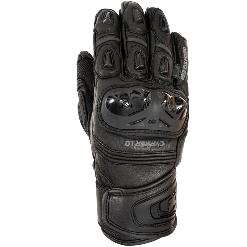 Mănuși scurte pentru motocicletă Oxford Cypher 1.0 negre