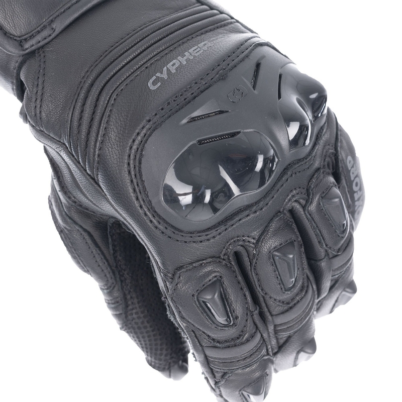 Mănuși scurte pentru motocicletă Oxford Cypher 1.0 negre