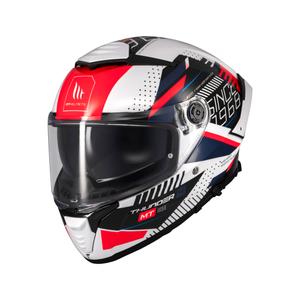 Casca moto integrala MT Thunder 4 SV Luminence albastra