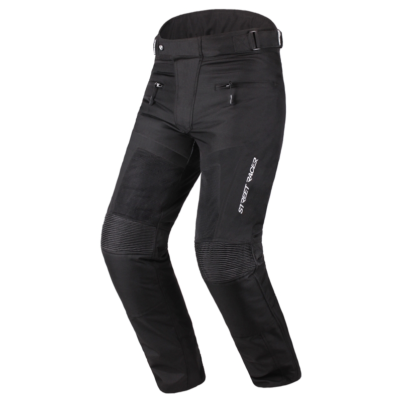Pantaloni moto Street Racer Elite negru lichidare