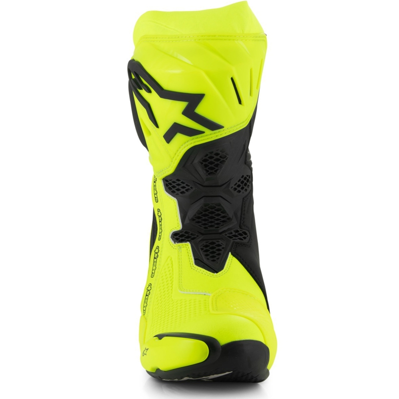 Ghete moto Alpinestars Supertech R galben-negru fluo