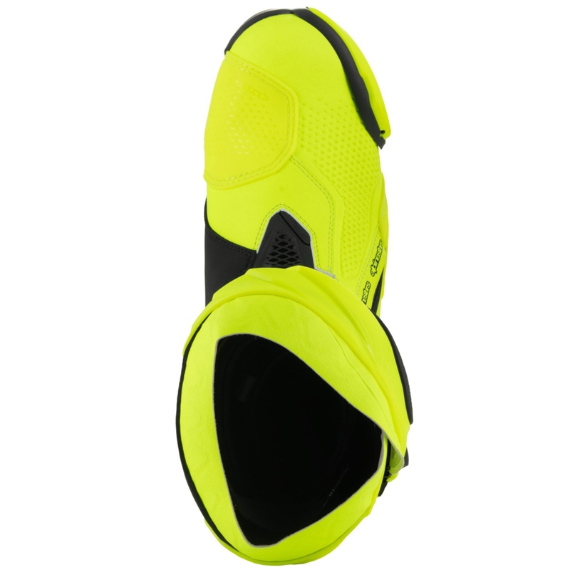 Ghete moto Alpinestars Supertech R galben-negru fluo