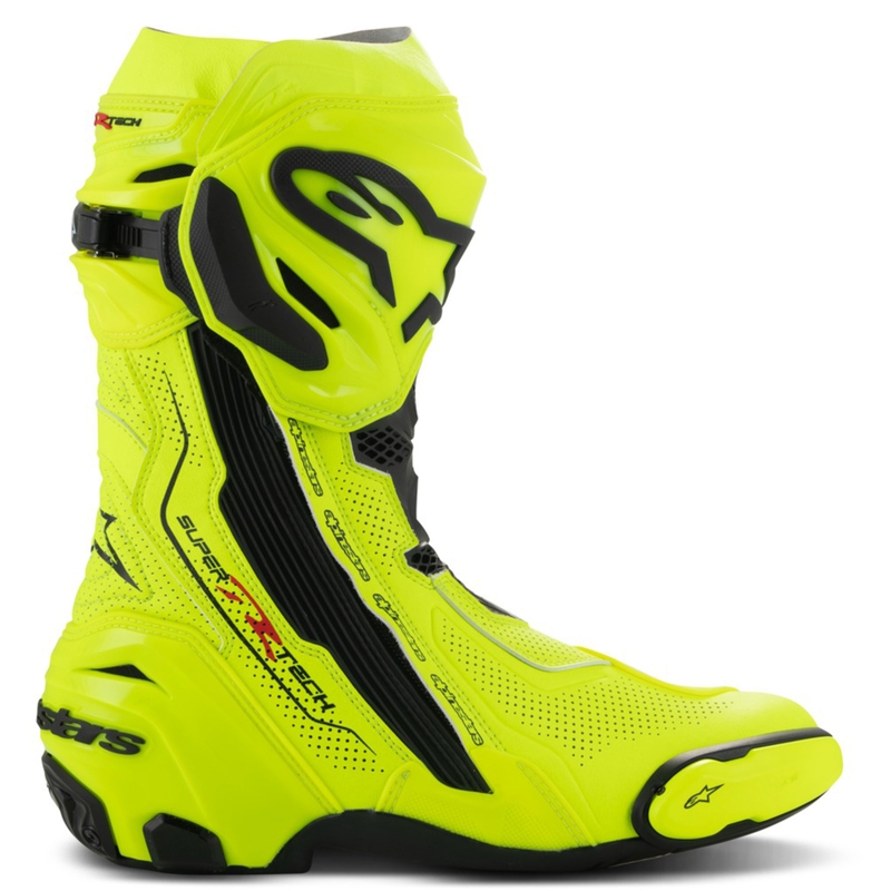Ghete moto Alpinestars Supertech R Vented galben-negru fluo