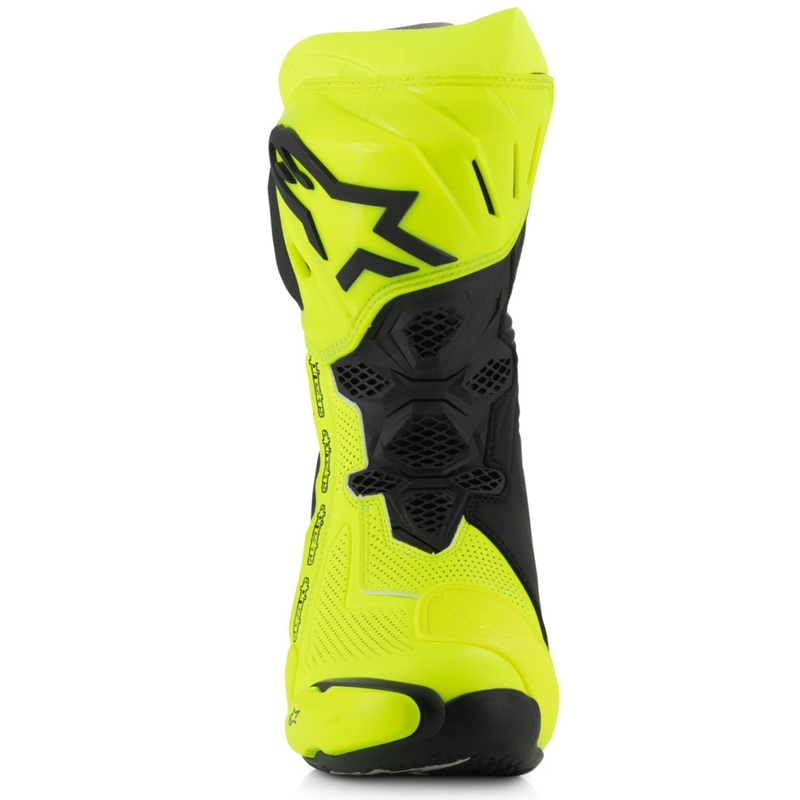 Ghete moto Alpinestars Supertech R Vented galben-negru fluo