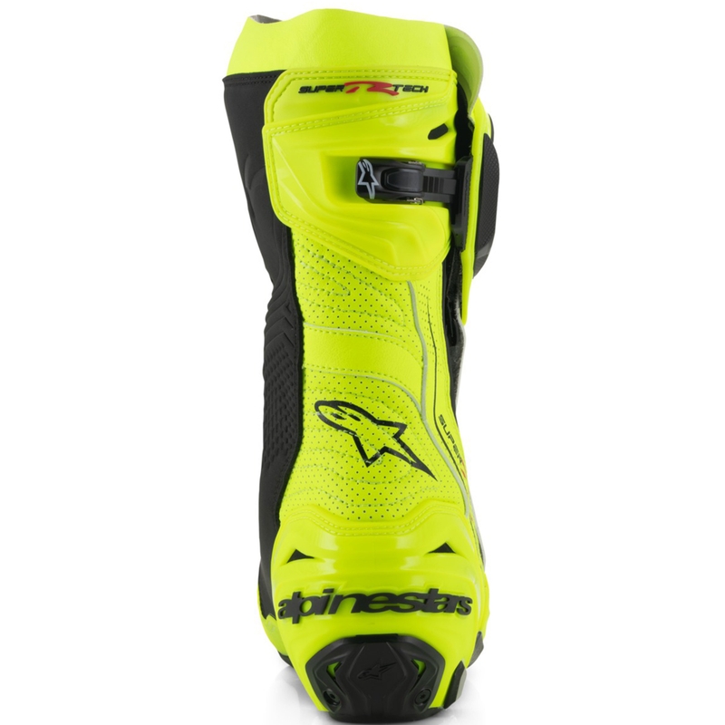 Ghete moto Alpinestars Supertech R Vented galben-negru fluo
