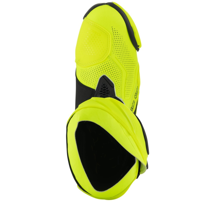 Ghete moto Alpinestars Supertech R Vented galben-negru fluo