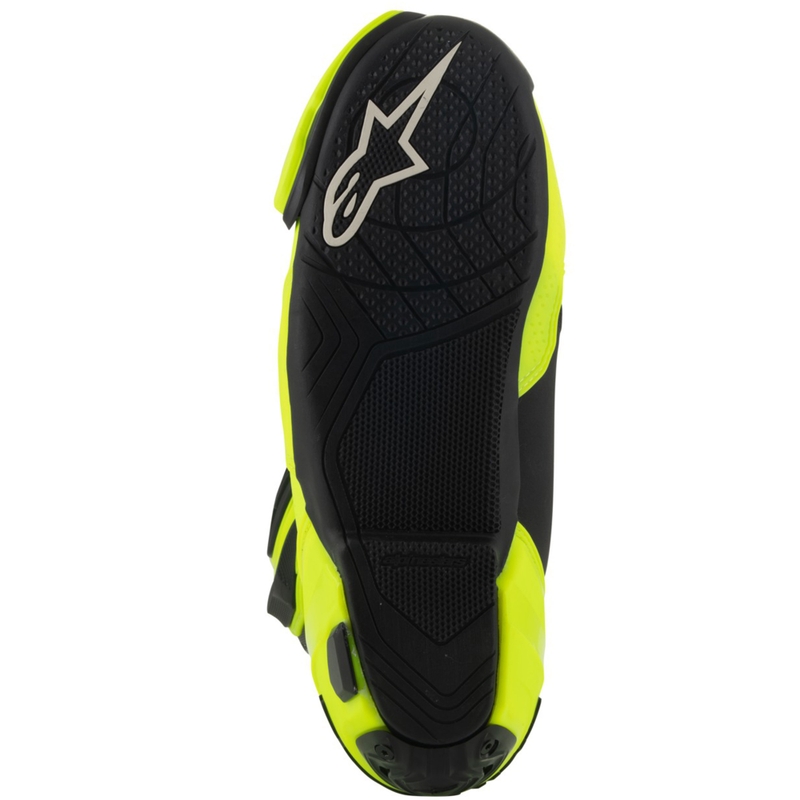 Ghete moto Alpinestars Supertech R Vented galben-negru fluo
