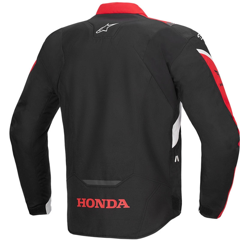 Jachetă Motocicletă Alpinestars T-Jaws V4 Impermeabilă Colecția Honda Negru-Roșu-Alb
