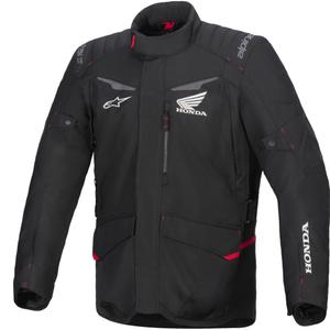 Geacă motocicletă impermeabilă Alpinestars ST-1 colecția Honda negru-roșu