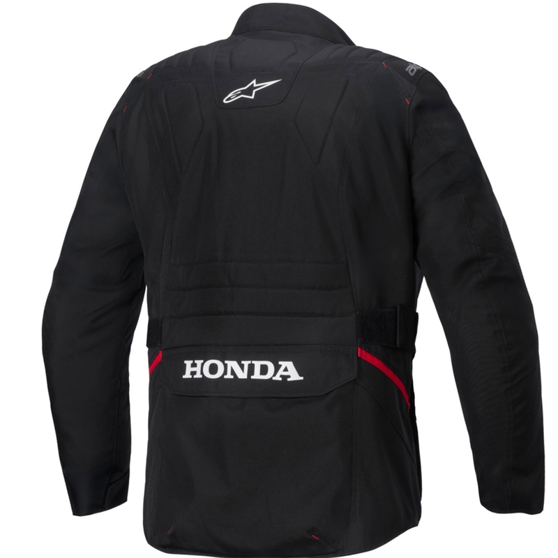 Geacă motocicletă impermeabilă Alpinestars ST-1 colecția Honda negru-roșu