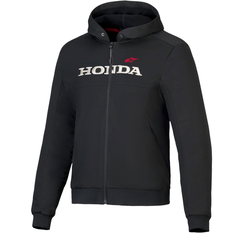 Hanorac Alpinestars Chrome V3 Sport colecția Honda negru-bej-roșu