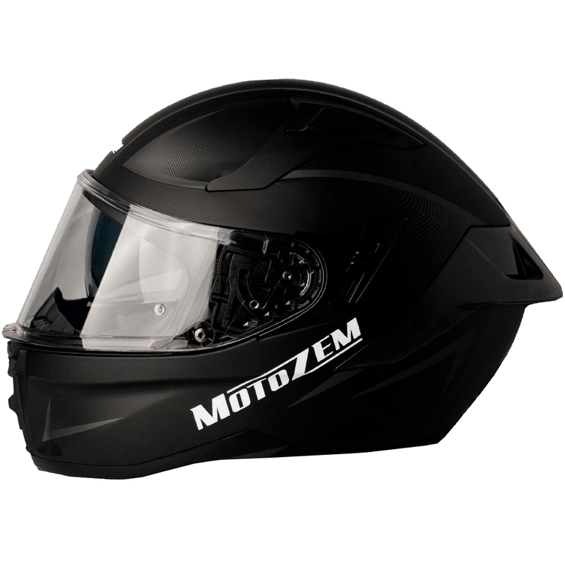 Cască integrală de motocicletă Motozem Guardian, neagră mată - II. calitate