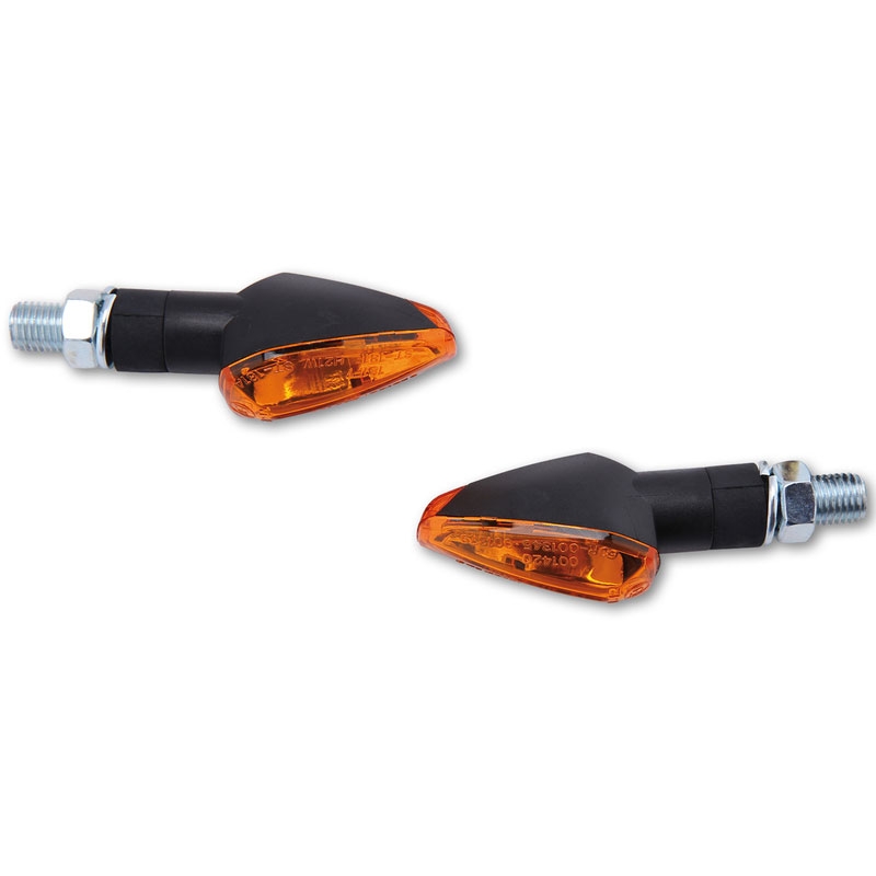 Semnalizatoare motocicletă Highsider Smart Peak scurte, negre