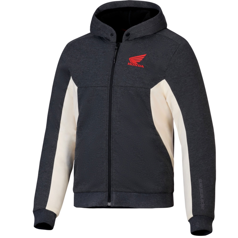 Hanorac Alpinestars Chrome V3 Sport Honda Collection Gri Închis-Crem-Roșu