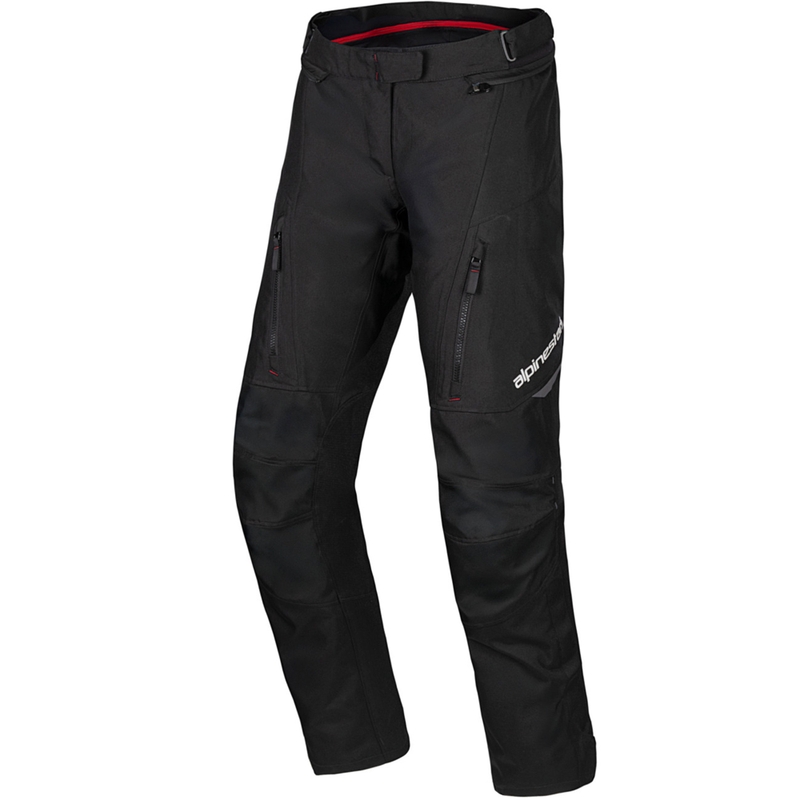 Pantaloni motocicletă Alpinestars ST-1 Waterproof colecția Honda negru-roșu
