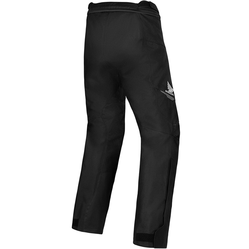Pantaloni motocicletă Alpinestars ST-1 Waterproof colecția Honda negru-roșu