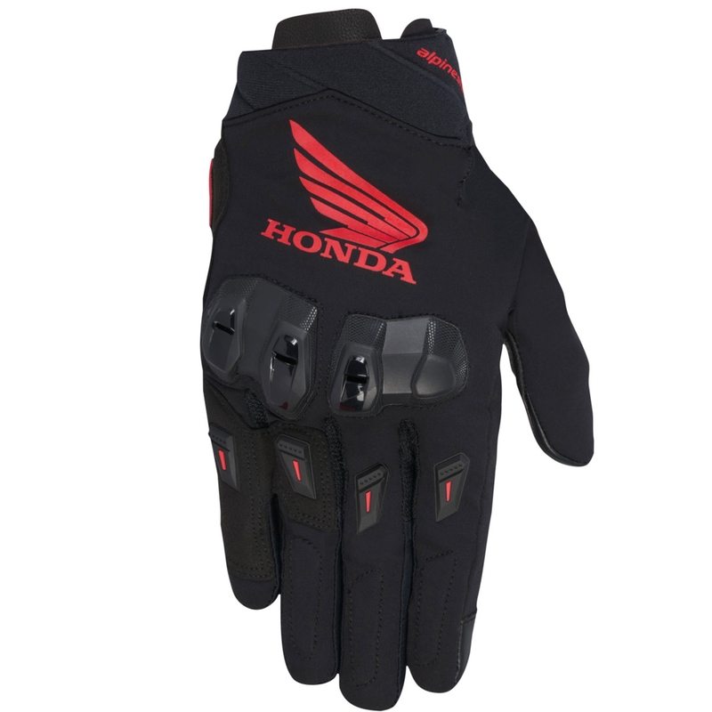 Mănuși moto Alpinestars SP X 3 colecția Honda negru-roșu