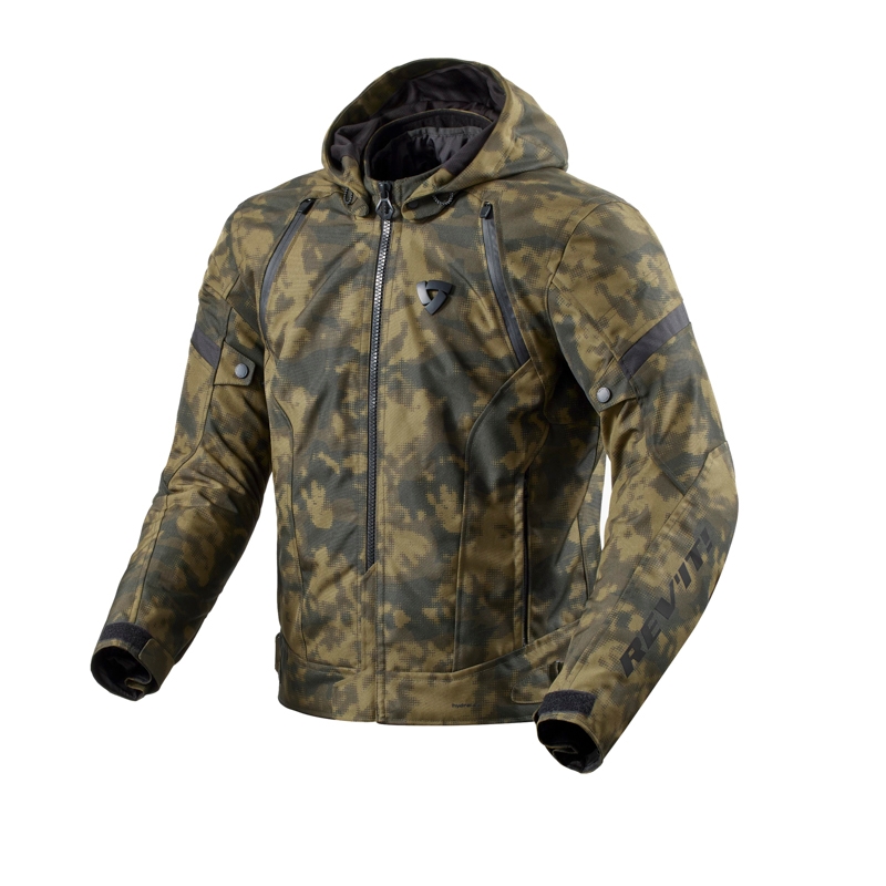 Geacă moto Revit Flare 3 H2O camo verde închis