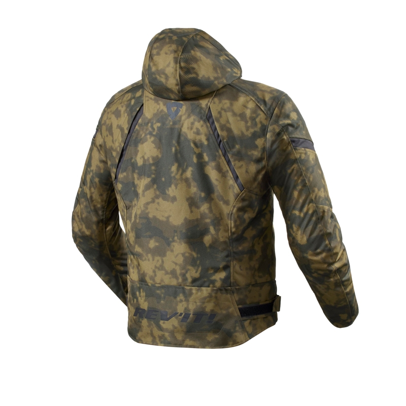 Geacă moto Revit Flare 3 H2O camo verde închis