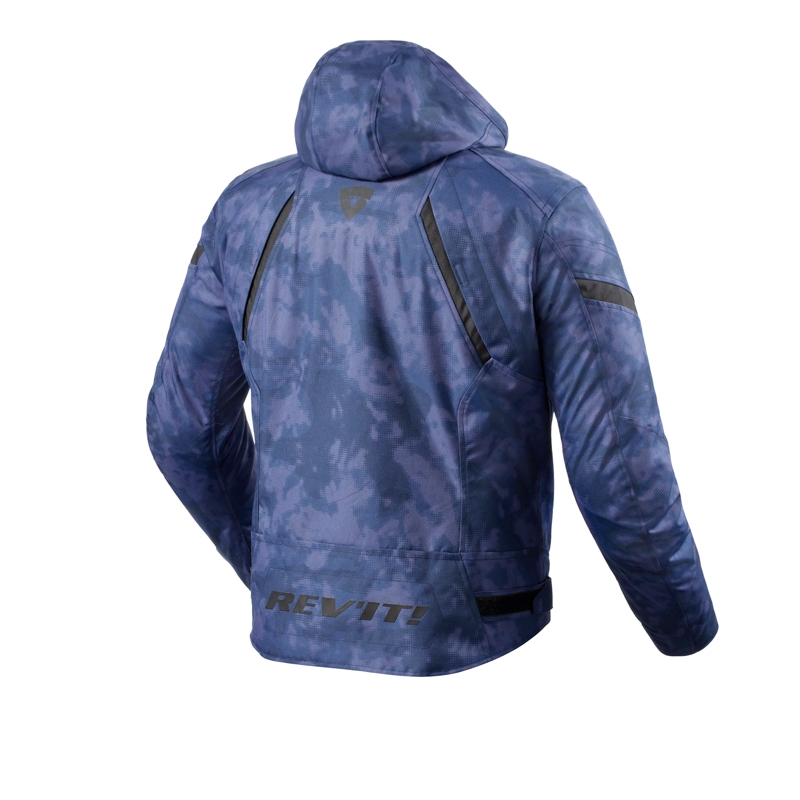 Geacă moto Revit Flare 3 H2O camo albastru