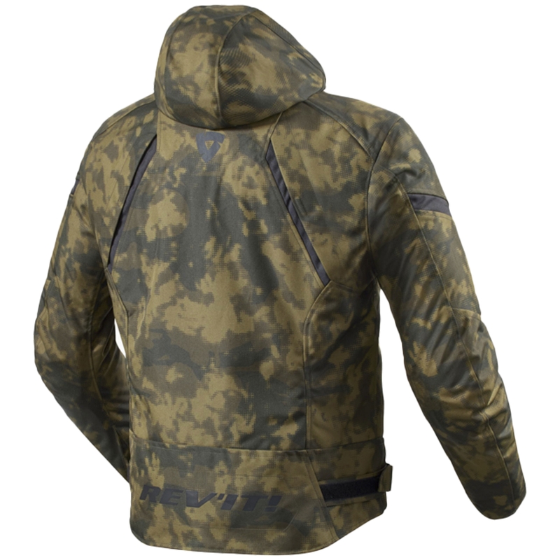 Geacă moto Revit Flare 3 H2O camo verde închis