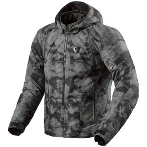 Geacă moto Revit Flare 3 H2O camo gri închis