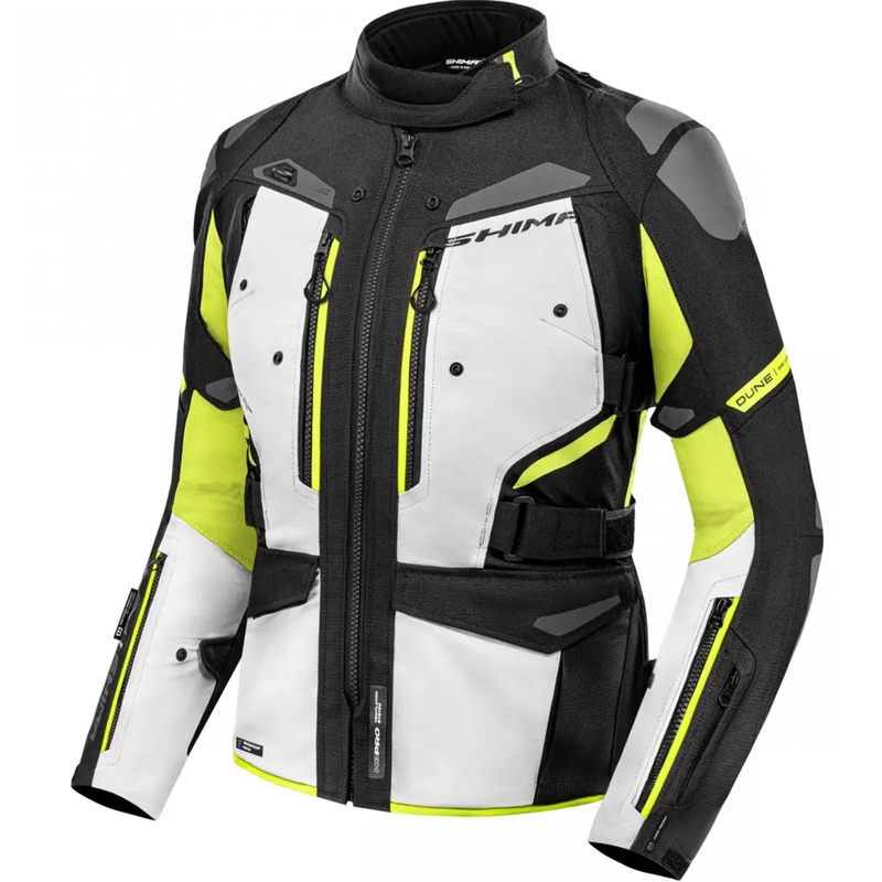 Geacă de motocicletă pentru femei Shima Dune galben fluo